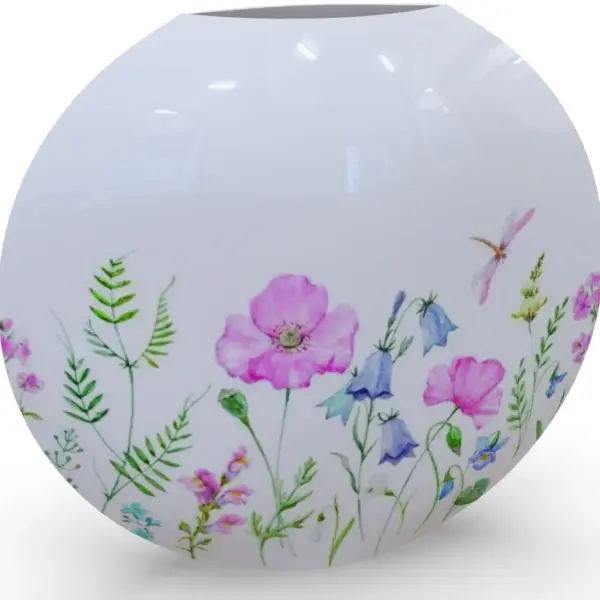 Vase groß, Blumenwiese
