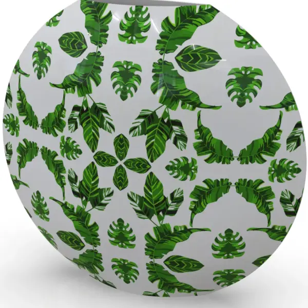 Vase klein, Blätter