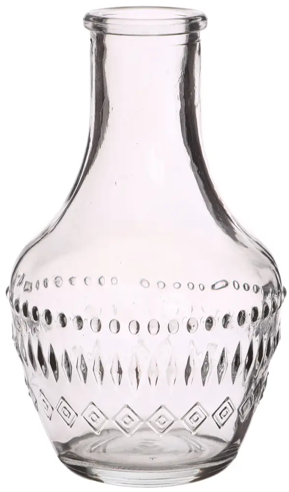 Vase Milano klar | H10 cm D 6 cm | 12 Stück
