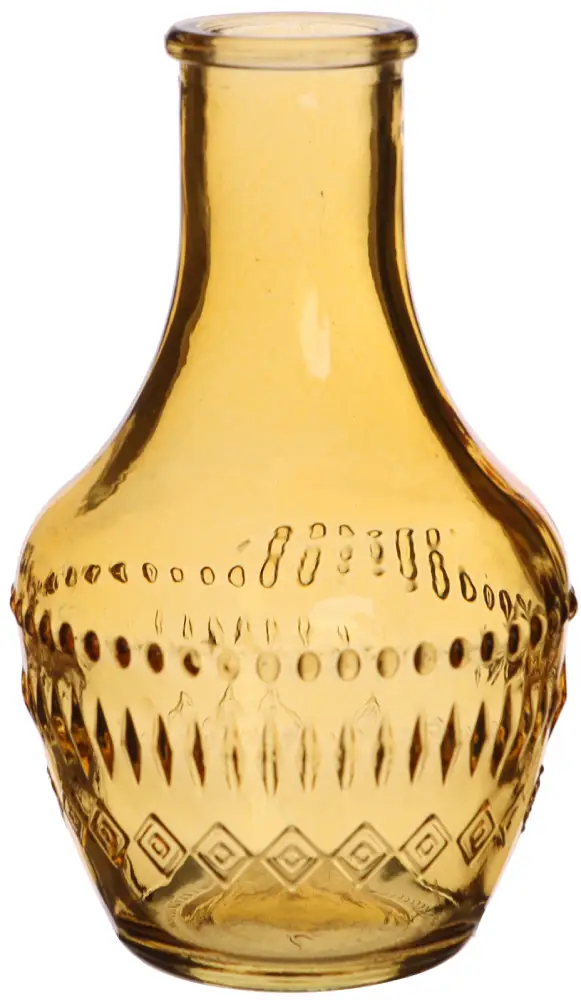 Vase Milano gelb | H10 cm D 6 cm | 12 Stück