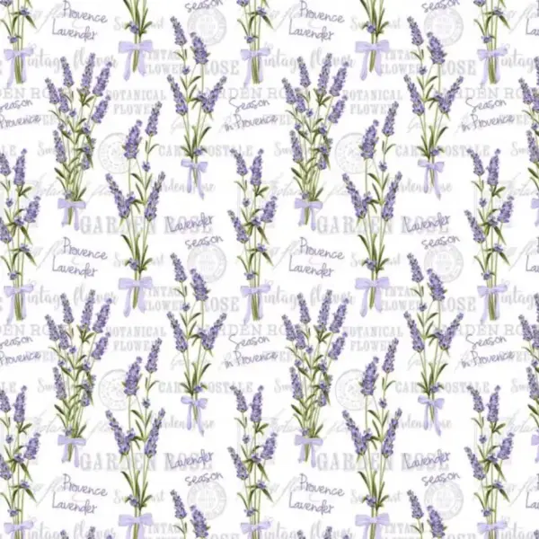Kissen Lavendel 40×60 weiß | 100% Baumwolle |