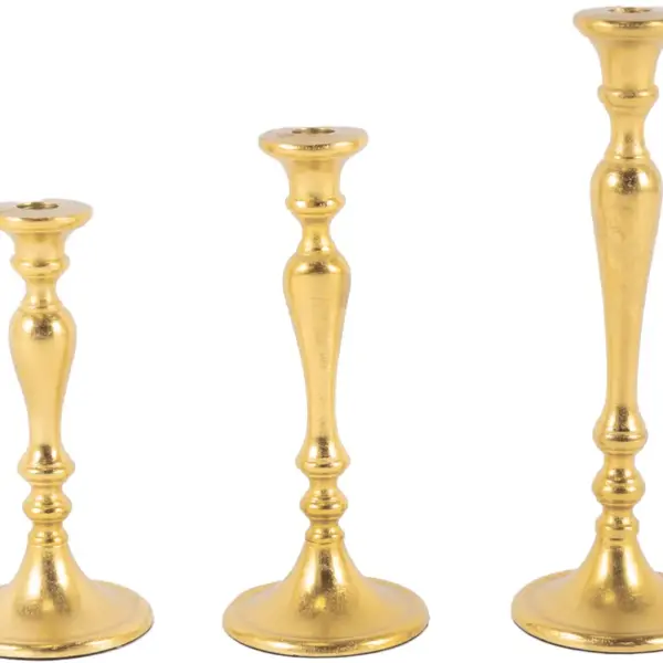 Kerzenleuchter Amsterdam M | Aluguss gold |