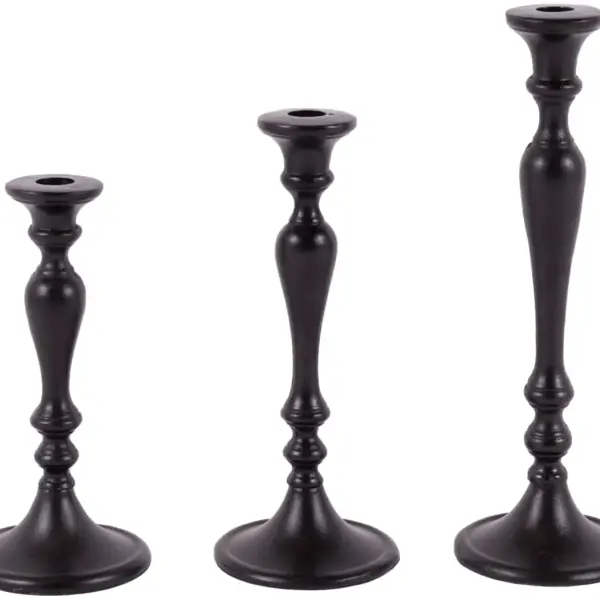 Kerzenleuchter Amsterdam S | Aluguss schwarz |
