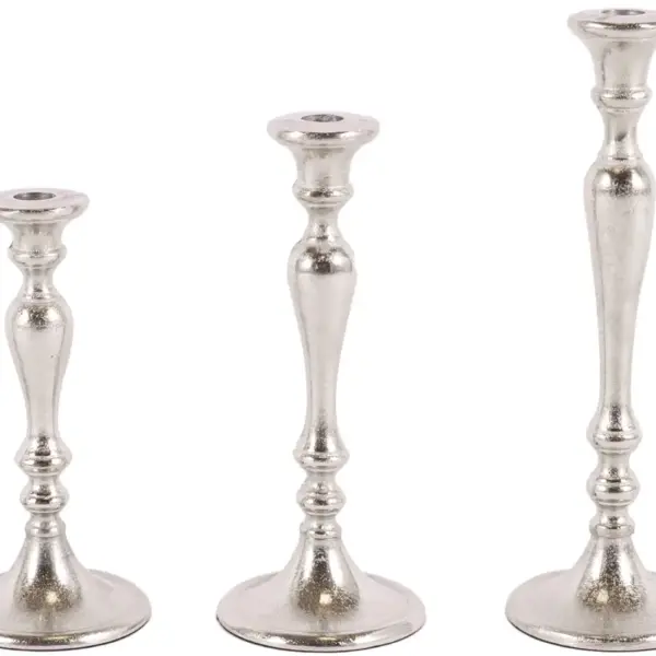 Kerzenleuchter Amsterdam S | Aluguss silber |