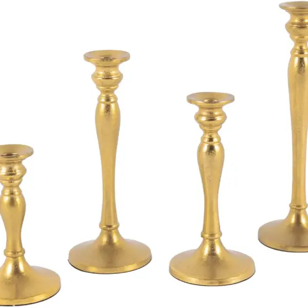 Kerzenleuchter Brüssel M | Aluguss gold |