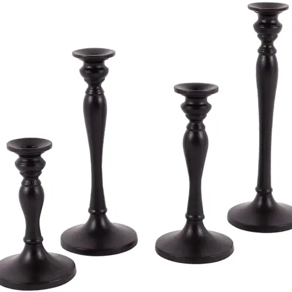Kerzenleuchter Brüssel S | Aluguss schwarz |