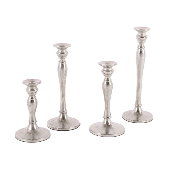 Kerzenleuchter Brüssel S | Aluguss silber |