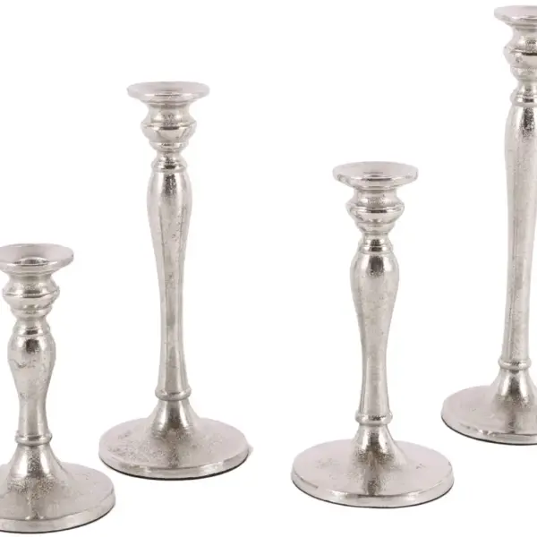 Kerzenleuchter Brüssel XS | Aluguss silber |