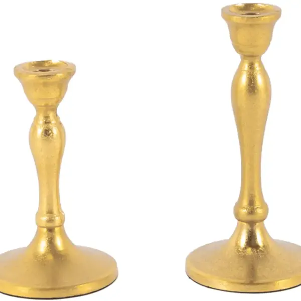 Kerzenleuchter Prag S | Aluguss gold |
