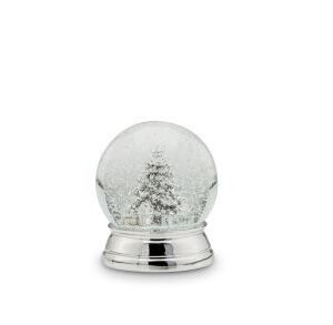 Schneekugel Tannenbaum | versilbert |