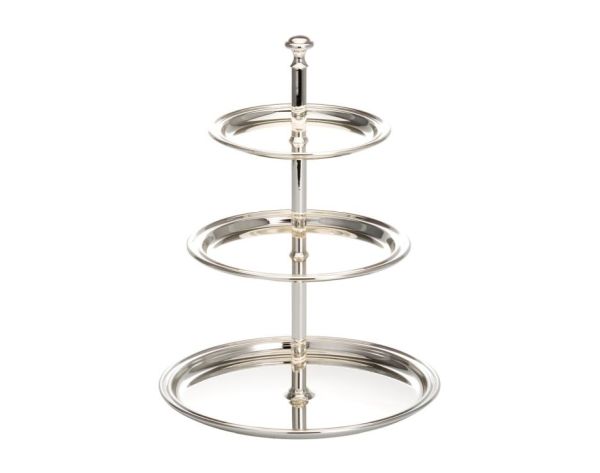 Etagere | 3er groß versilbert |