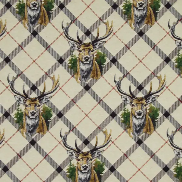 WHITE RIVER Creme | Decke 140×140 |