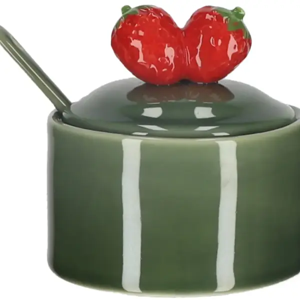 Gelee, Pestodose klein Erbeeren | Porzellan |