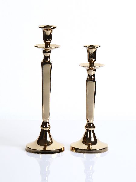 Kerzenleuchter, mittel | Aluminium, Nickel Plated |