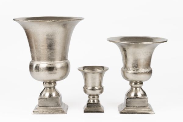 Amphore mittel silber | Aluguss |