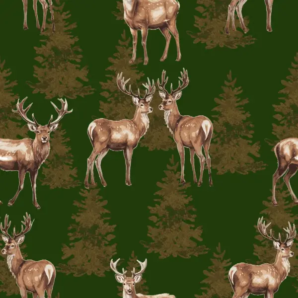 Winter Wonderland grün | Kissen 70×50 |