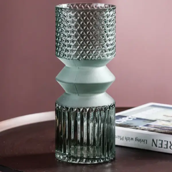 Vase green | Glas 10×25 |