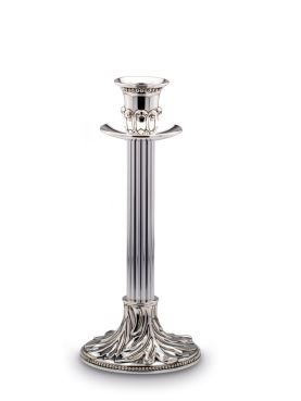Kerzenleuchter Jugendstil 26 cm | versilbert |