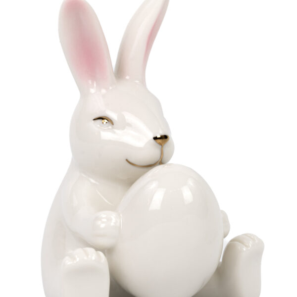 Hase mit Ei | Porzellan S |